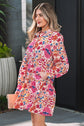 Analia Long Sleeve Mini Dress
