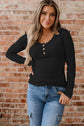 Waverly Sleeve Ribbed top Long Sleeve Top