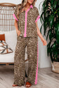 Lylah Contrast Trim Lounge Set
