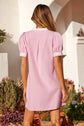 Eleanora Puff Sleeve Mini Dress