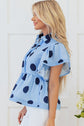 Journey Polka Dot Buttoned Blouse