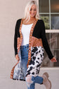 Madison Patchwork Open Front Cardigan