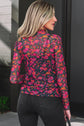Leona Sleeve Mock top Long Sleeve Top