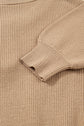 Zariah Embellished Keyhole Ribbed Sweater