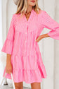Oaklynn Tiered Flowy Mini Dress