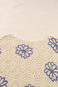 Harper Eyelet Drop Shoulder Sweater