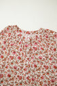 Carter Notched Puff Sleeve Blouse