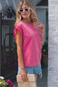 Maggie Trim Cap Sleeve Top