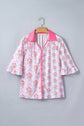 Araceli Ruffled Half Sleeve Shirt