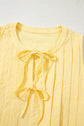 Kenzie Notched Pleated Tank Top