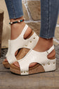 Mikaela Texture Studded Platform Sandals