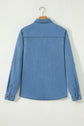 Makenna Myosotis Down Slim Shirt