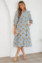 Rosalee Bracelet Sleeve Long Dress