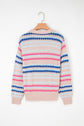 Amelia Patterned Drop Shoulder Sweater
