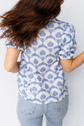 Mariam Sleeve Contrast Trim Blouse