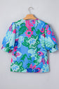 Ivanna Print Half Sleeve Blouse