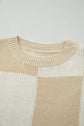 Abigail Print Drop Shoulder Sweater