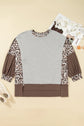 Camila Block Patchwork Dolman PLUS Sweatshirt