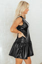 Lillian Hem Sleeveless Mini Dress