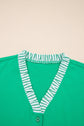 Presley Trim Flutter Sleeve PLUS Blouse