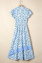 Eileen Flutter Sleeve Long Dress