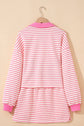 Juniper Stripe Collared Pullover and Skort Outfit