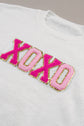 Robin Glitter Print Casual Sweater