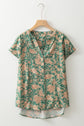 Bethany Pleated Short Sleeve Blouse