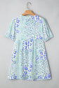 Lacey Puff Sleeve Mini Dress