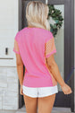 Wynter Patchwork Loose T Shirt