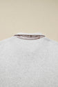 Olivia Patchwork Zipped Collar Pullover