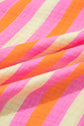 Teresa Stripe Crinkled Half PLUS Blouse