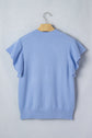 Hadassah Ruffle Short Sleeve Sweater