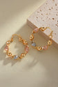 Julieta Plated alloy Hoop Earrings