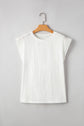 Ivy Lace Patchwork Cap Sleeve Round Neck Top