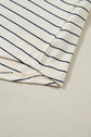 Mabel Stripe Drawstring Tunic Tank