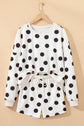 Marley Shoulder Pullover Drawstring Shorts Set