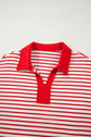 Zaylee Collared Drop Shoulder Pullover