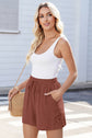 Kaia Waist Loose Linen Shorts
