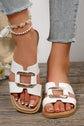 Blair Metal Decor Cut Out Square Toe Slippers