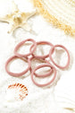 Peach Blossom Solid Hair Tie