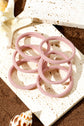 Peach Blossom Solid Hair Tie