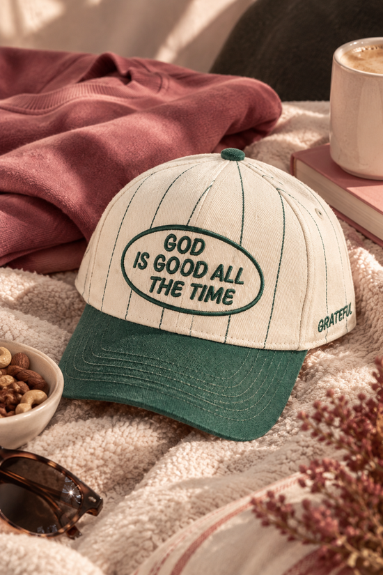 God Is Good Vintage Trucker Hat