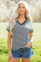 Stevie Delicate Trim Casual Tee