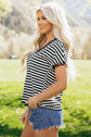 Stevie Delicate Trim Casual Tee
