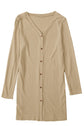 Madison Open-Front Buttons Cardigan