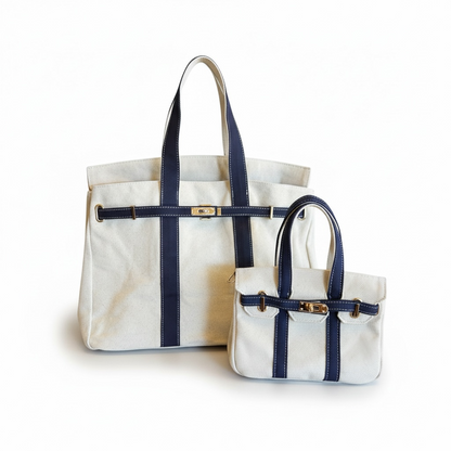 The Luxe Signature Tote- Short Handle