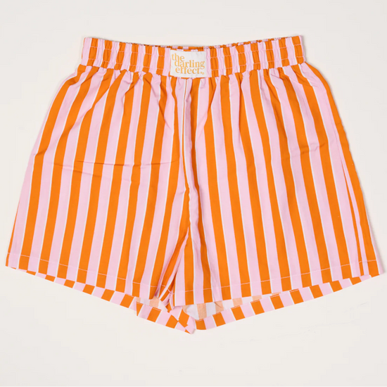 Sicily Stripe Boxer Shorts (Pink)