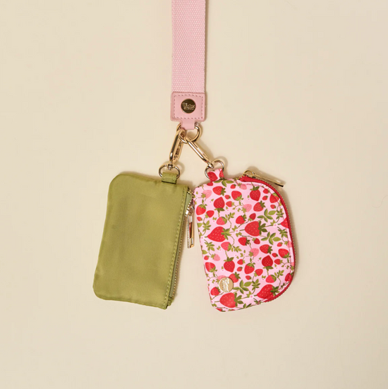 Strawberry Fields Wristlet