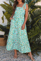 Ashlyn Floral Lace Tied Strap Empire Waist Maxi Dress
